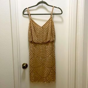 Adrianna Papell Beaded Cocktail Dress